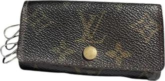 Louis Vuitton Pre-owned Leren Sleutelhanger - Dames - Vintage Accessoires - Bruin - ONE Size - Leer - Vintage