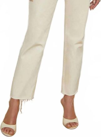 L'agence Milana Low-Rise Stovepipe Jean In French Vanilla Cream