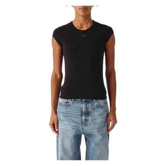 Diesel T-Shirts, female, Black, Size: XS T-Angie-Od T-Shirt