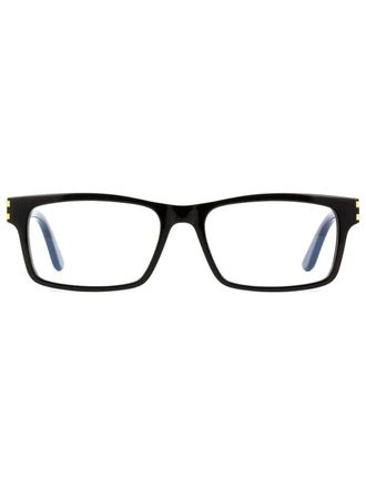 Cartier rectangle-frame glasses - men - Acetate - 55 - Black