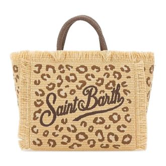 MC2 Saint Barth Tote Bags, female, Beige, Size: ONE SIZE Colette Straw Handbag