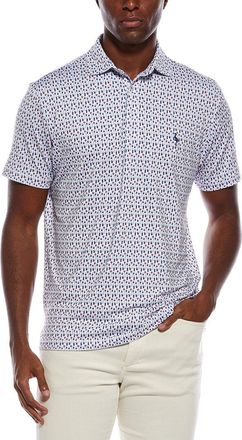 Tailorbyrd Tailorbyrd Bottoms Up Printed Performance Polo Shirt