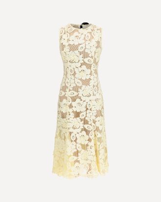 Self Portrait Crochet lace midi Dress Female 6