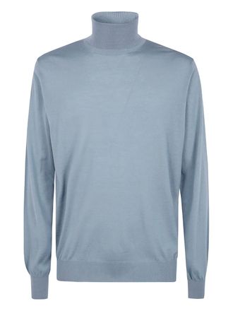 FILIPPO DE LAURENTIIS turtleneck long-sleeve sweater - Blue