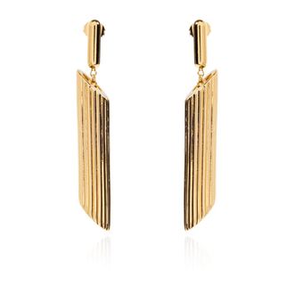 Moschino Druppeloorbellen - Dames - Oorbellen - Geel - ONE Size - Accessoires