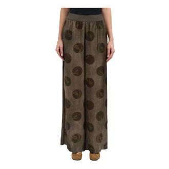 Uma Wang Wide Trousers, female, Gray, Size: S Pansy Trousers