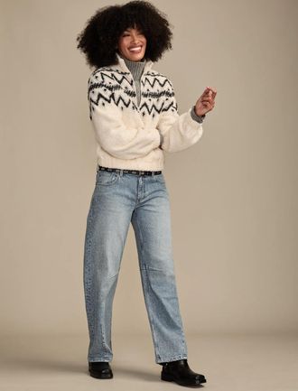 Lucky Brand Womens Lucky Legend Barrel Wide Leg