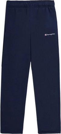 Champion Logo Geborduurde Trainingsbroeken - Heren - Straight fit broeken - Blauw - XS - Katoen - Broeken