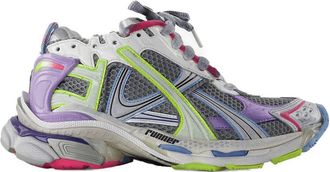 Balenciaga Womens Runner Gradient Sneaker Multicolor Synthetic