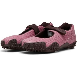 Puma Mostro Fey Croc Sneaker in Poised Pink/Chocolate Brown at Nordstrom, Size 8.5