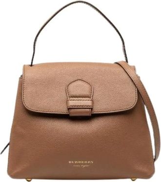 Burberry Pre-owned Handbags, female, Beige, Size: ONE SIZE Pre-owned Nova Check Leather Canvas 2way Bag
