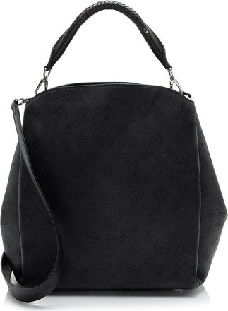 Louis Vuitton Black Mahina Leather Babylone Pm (Authentic Pre-Loved)