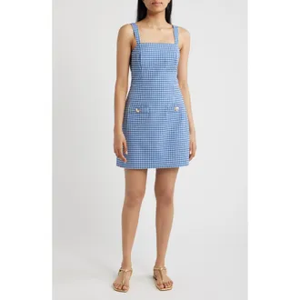 Lilly Pulitzer Veda Sleeveless Skirted Romper in Starlight Navy at Nordstrom, Size 14