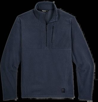 Outdoor Research Mens Trail Mix Xt Fleece 1/2 Zip Jacket In Atlantic