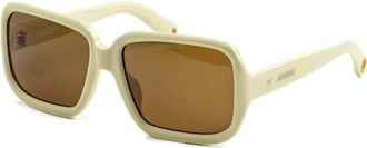 Jacquemus Zonnebrillen - Dames - Zonnebrillen - Bruin - 60 MM - Accessoires