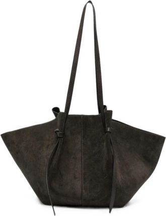 Yuzefi Tas - Dames - Shoppers - Bruin - ONE Size - Su&egrave;de - Tassen