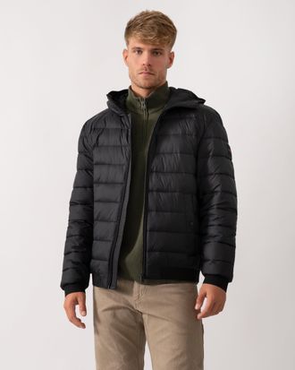 Boss Orange by Hugo Boss Mens Long Sleeve Jacket in Black Nylon - Size EU 50 (Mens)