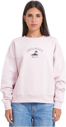 Guess Mujer, Sudaderas, Rosa, Talla: XS