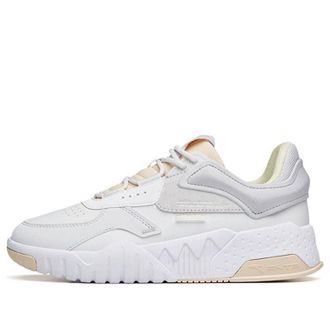 Anta (WMNS) ANTA Life Series Sneakers White Grey Yellow 922138051-1