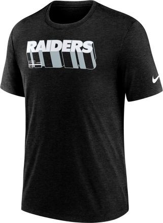 Nike Las Vegas Raiders Long Pass Nike Mens NFL T-Shirt in Black | NJFD00H8D-KZQ