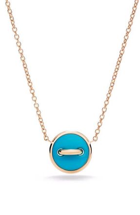 POMELLATO Pom Pom Dot Ring Necklace in Turquoise at Nordstrom