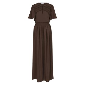 Dante6 Geroux Maxi-jurk - Dames - Jurken - Bruin - Maat: XL Viscose