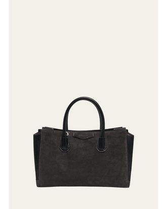 Givenchy Antigona Suede & Leather Carryall Top-Handle Bag
