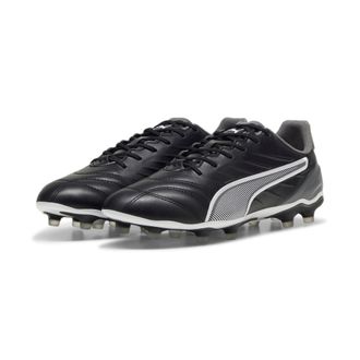 Puma Fussballschuh PUMA KING PRO FG/AG, Damen, Gr. 40, schwarz (puma schwarz, puma wei&szlig;, cool schwarz gray), Synthetik, Schuhe Fussballschuh, f&uuml;r Rasenpl&auml;t