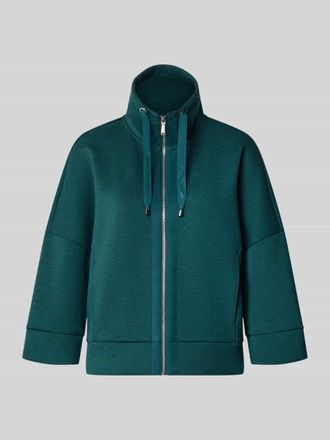 Tom Tailor Boxy Fit Sweatjacke mit Viskose-Anteil in Dunkelgruen, Gr&ouml;&szlig;e XXXL