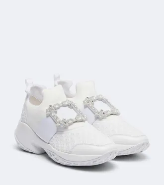 Roger Vivier Viv Run embellished sneakers