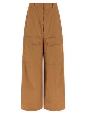 Stella McCartney Beige Cotton Cargo Womens Pants