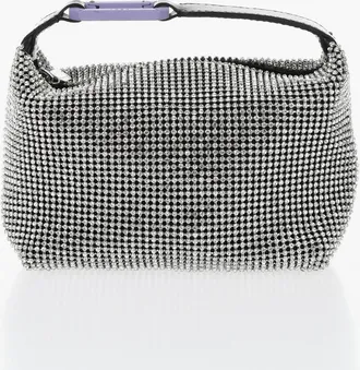 E&eacute;ra Borsa a Mano MOON in Pelle con Cristalli All-Over E&eacute;ra