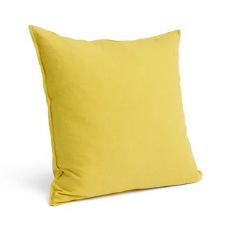 HAY Linen Kissen, 60 x 60 cm, lemon yellow