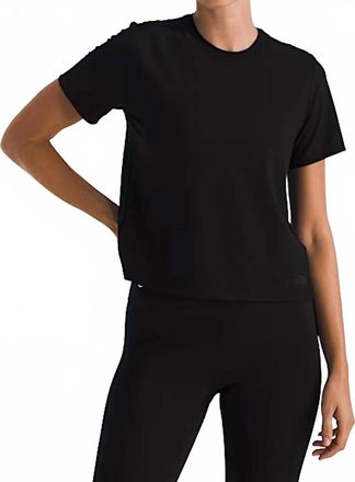 The North Face Womens Dune Sky Short Sleeve Top In Black