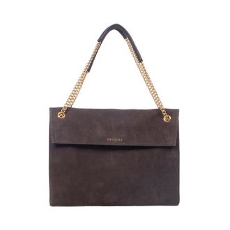 Orciani Tassen, Dames, Bruin, ONE Size, Leer, Venus Nabucco Midi