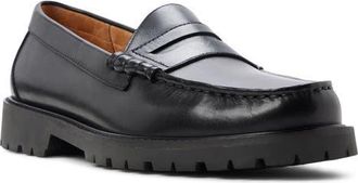 G.H. Bass & Co. Hartford Lugged Penny Loafer in Black at Nordstrom, Size 11.5