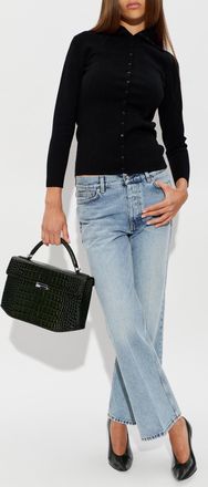 Toteme Flared Leg Jeans, Womens, Light Blue