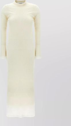 Jil Sander crew neck layered hem long sleeves