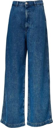 Sportmax Wide Jeans - Dames - Loose Fit Jeans - Blauw - W27 - Denim - Jeans