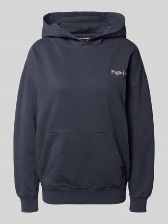 Pegador Oversized Hoodie mit Label-Stitching Modell MARIALVA in Blau, Gr&ouml;&szlig;e XL