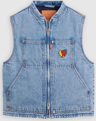 Levi's x Sky High Farm Goods Vest - Hombre - XL - Lavado claro / X Shfu Lt Stone