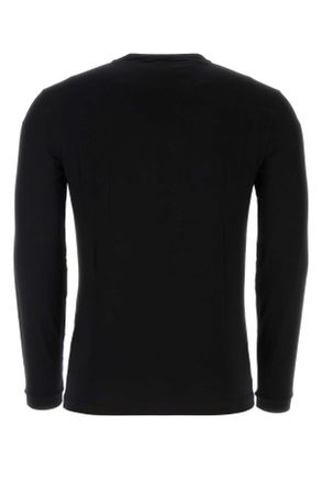 Giorgio Armani Viscose-Elastane T-shirt - Black