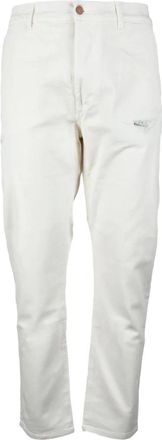 Daniele Alessandrini Heren, Jeans, Wit, Maat: W33 Katoen