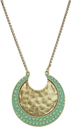Lucky Brand Pendant Moon Womens Necklace Womens Necklace Gold