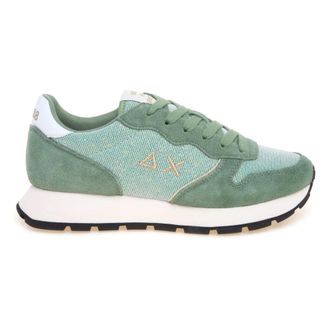 Sun 68 Ally Glitter Textile - female - Sun68 - Sneakers - Green - 4 UK - Shoes