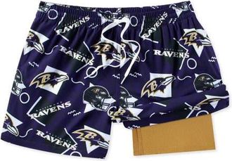 Chubbies Mens Chubbies Purple Baltimore Ravens Game Day Fit Classic Lined Swim Trunks at Nordstrom, Size X-Large