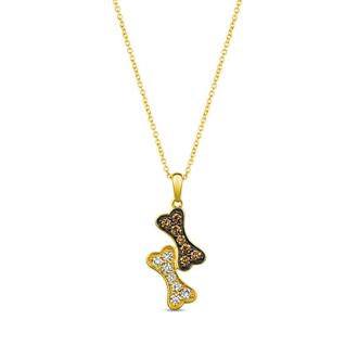 Le Vian Ladies Animal Story Necklaces set in 14K Honey Gold