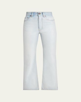 Chlo&eacute; Bleached Cotton Denim Jeans