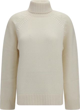 P.A.R.O.S.H. Maglione Girocollo in Cashmere - - Knitwear - Donna - Beige - M