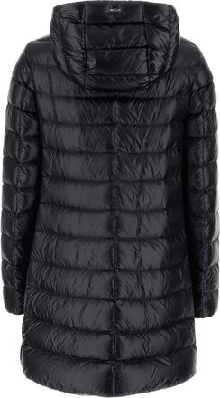 Herno Womens Down Jacket Black Nylon